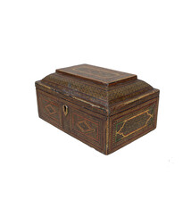 Antique Islamic Khatam Kari   Chest Box cabinet, 18th/19th century No: A