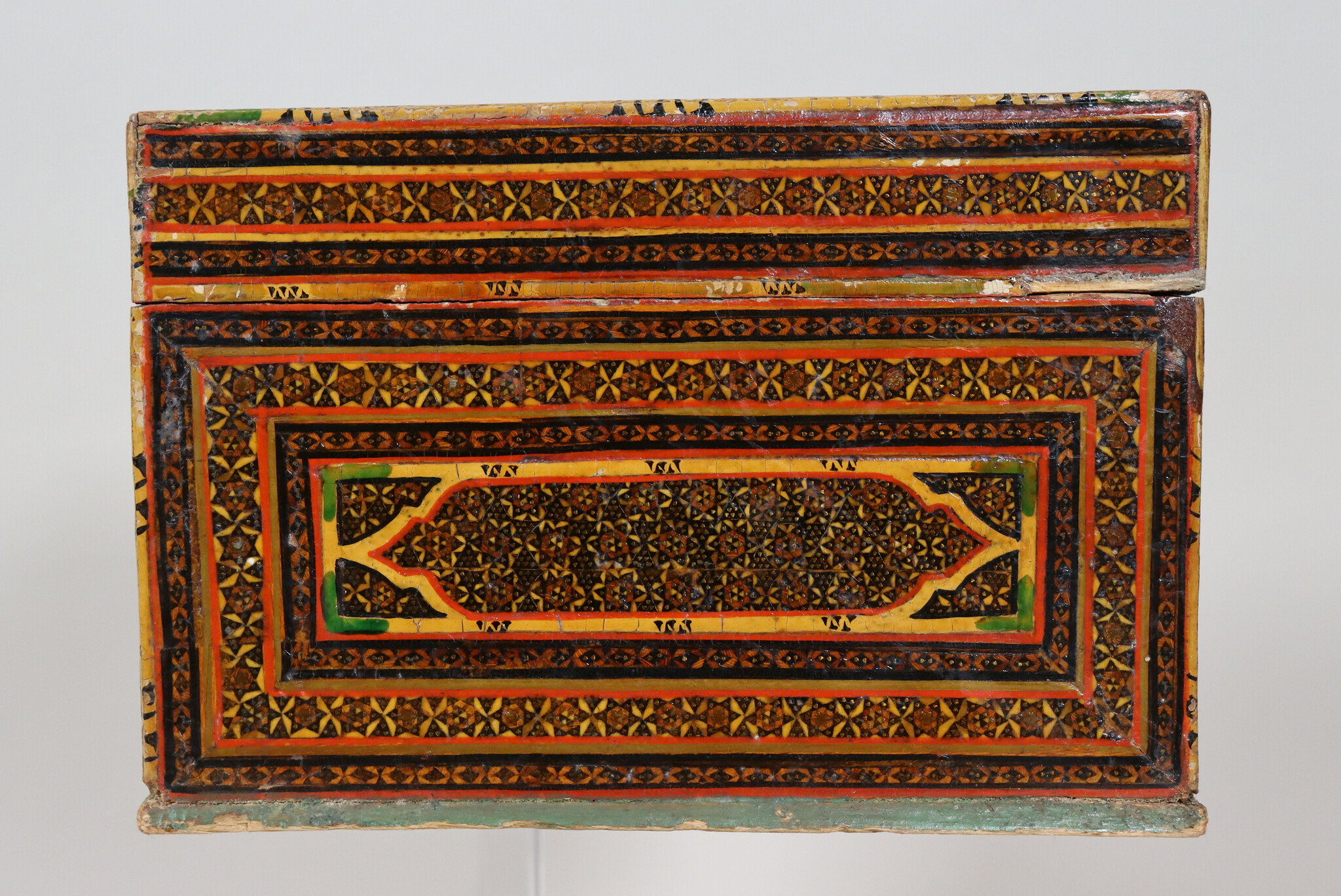 Antique Islamic Khatam Kari Chest Box cabinet, 18th/19th century No: C