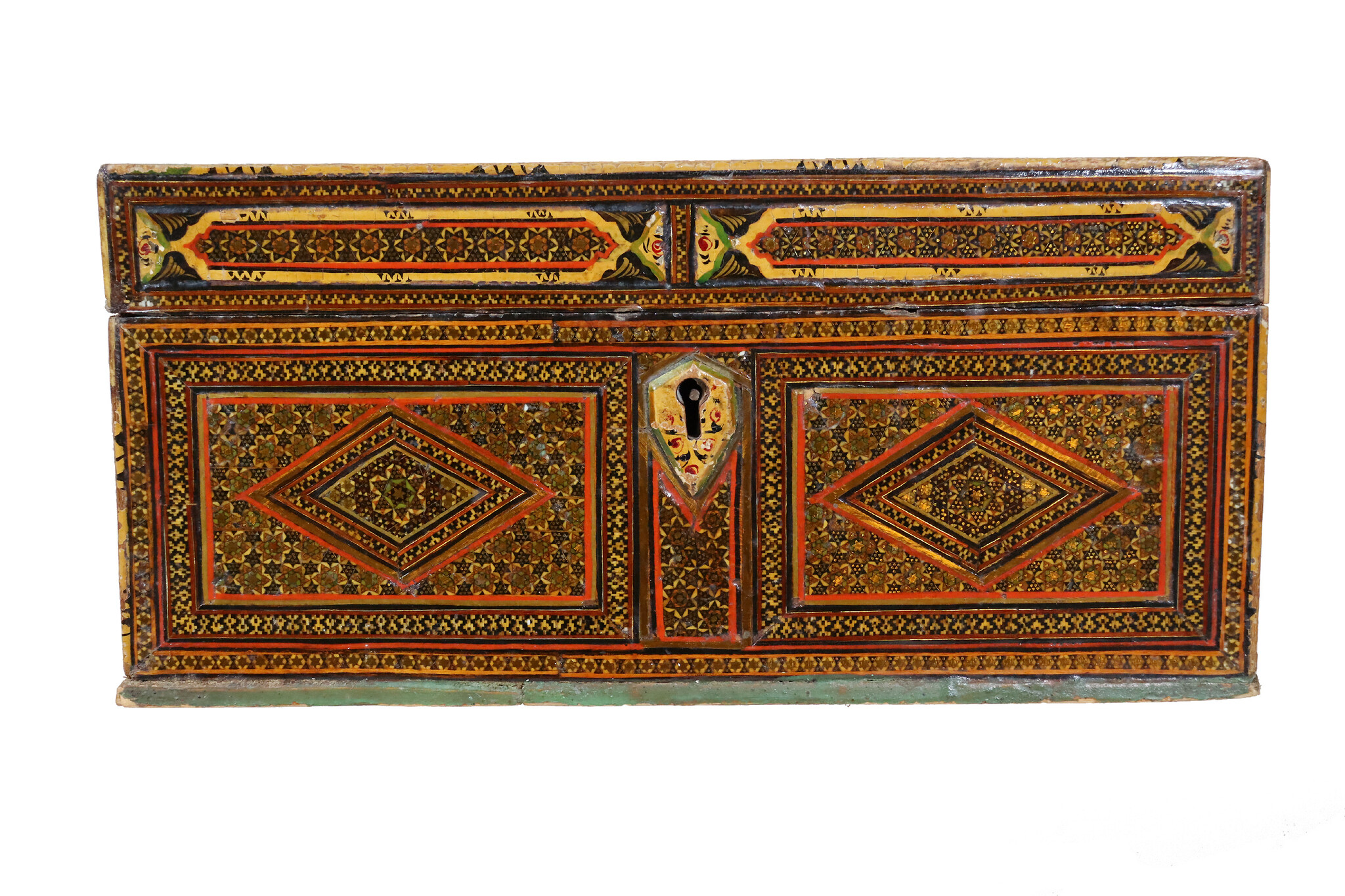 Antique Islamic Khatam Kari Chest Box cabinet, 18th/19th century No: C