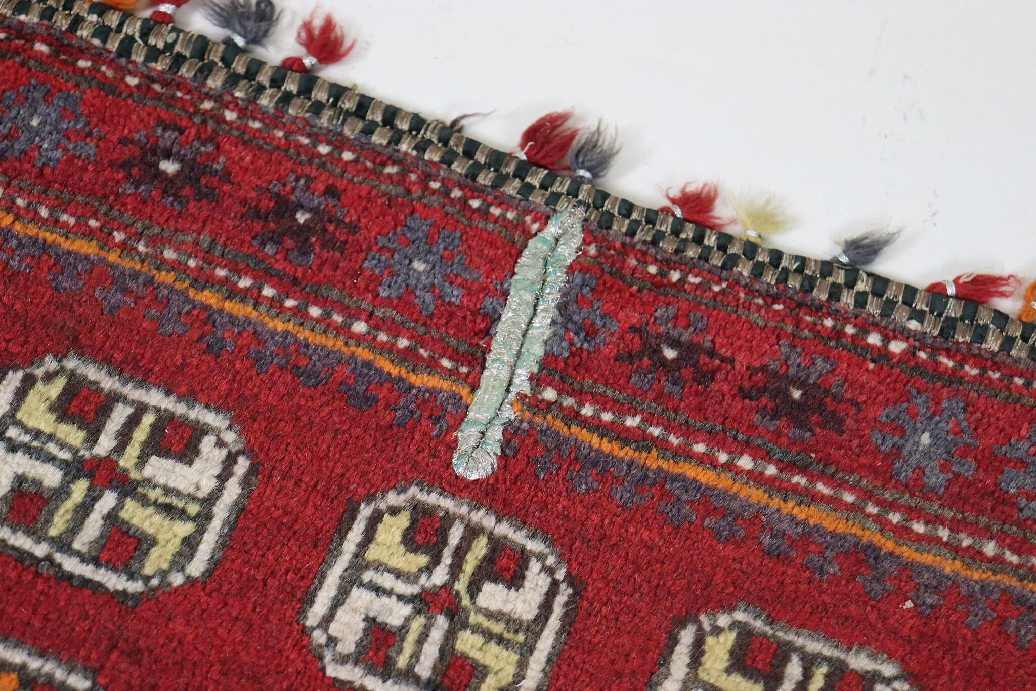 Antiker Beloch Ersari  Design Teppich Pferdesatteldecke Decke Teppich aus Afghanistan  Nr:23B