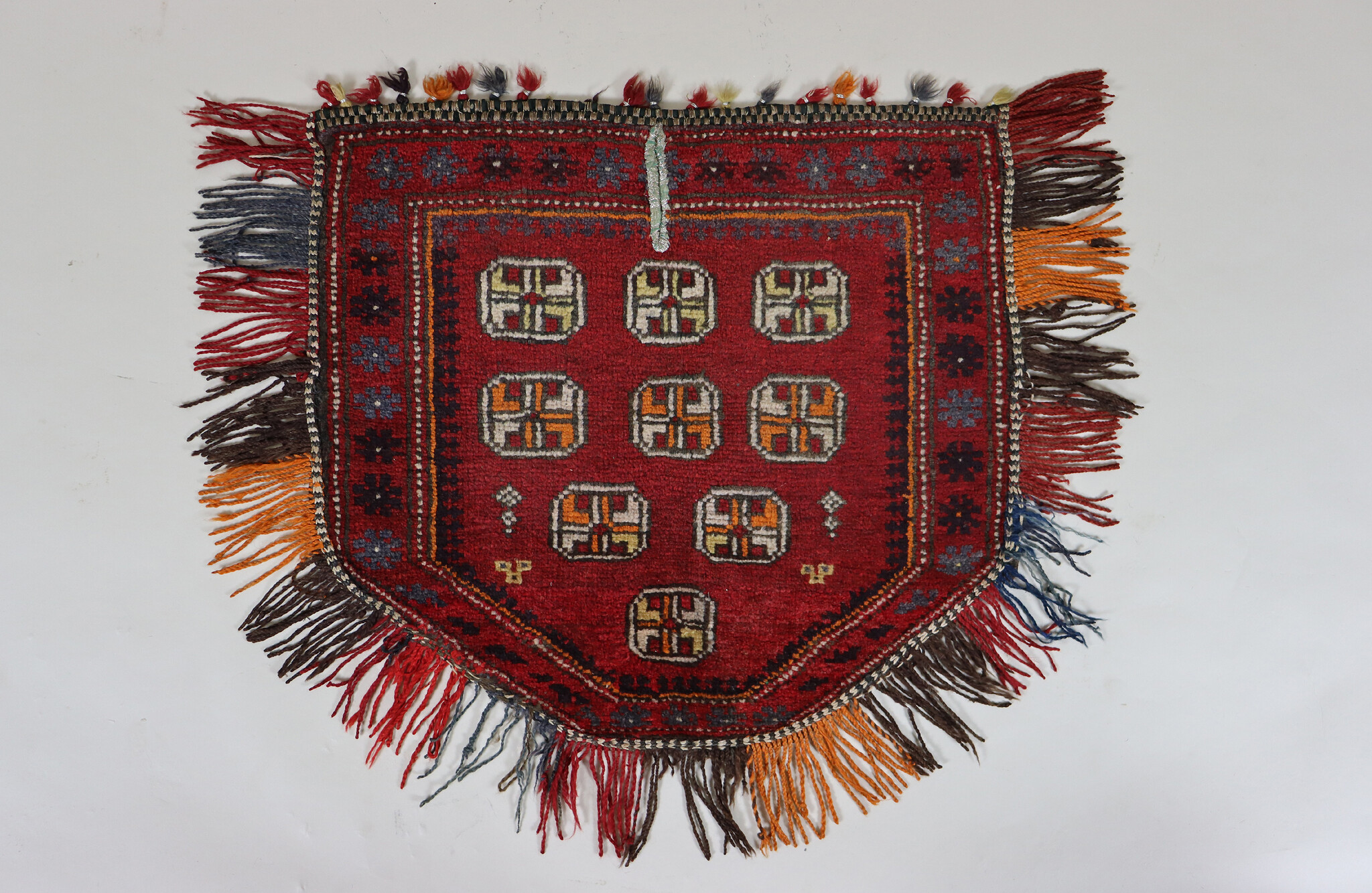 Antique beloch Ersari  design nomad Rug Horse saddle cover blanket rug from Afghanistan Nr:23B