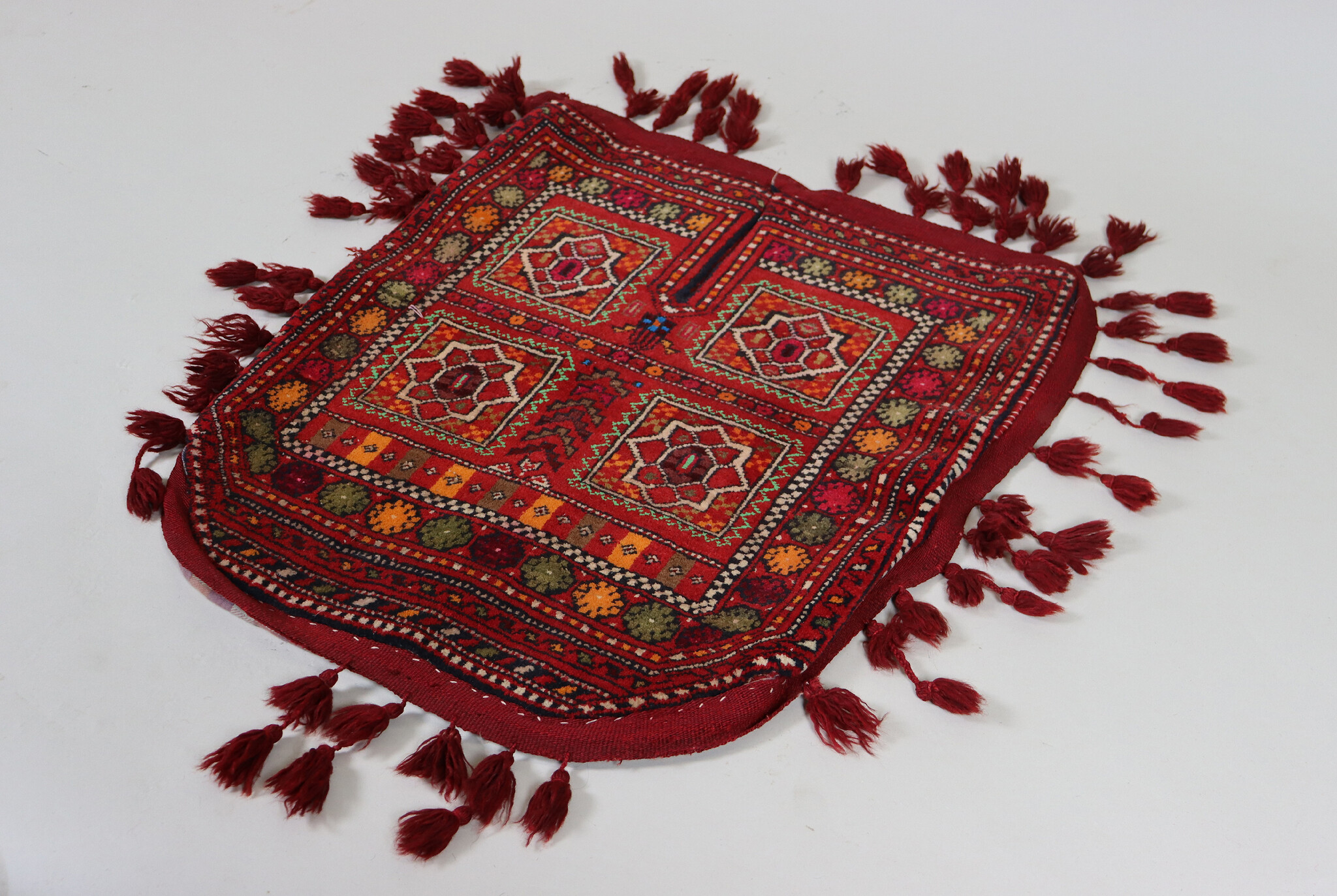 Antique beloch Ersari  design nomad Rug Horse saddle cover blanket rug from Afghanistan Nr:23C