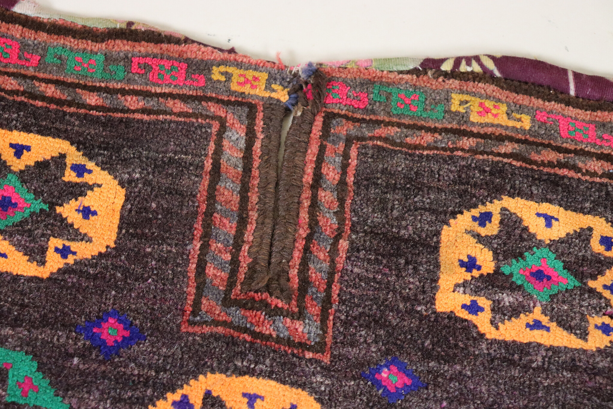 Antique beloch Ersari  design nomad Rug Horse saddle cover blanket rug from Afghanistan Nr:23E