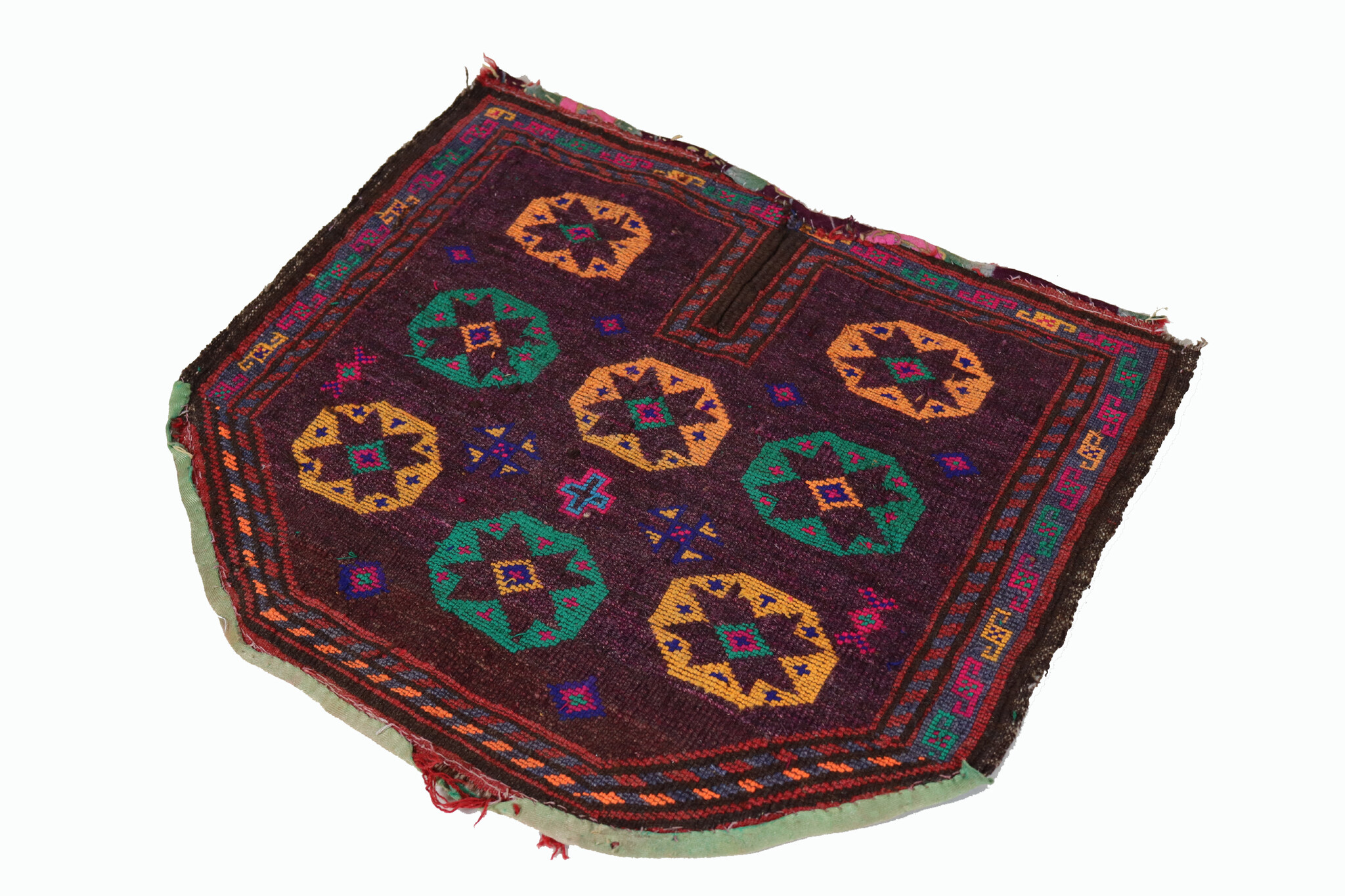 Antiker Beloch Ersari  Design Teppich Pferdesatteldecke Decke Teppich aus Afghanistan  Nr:23E