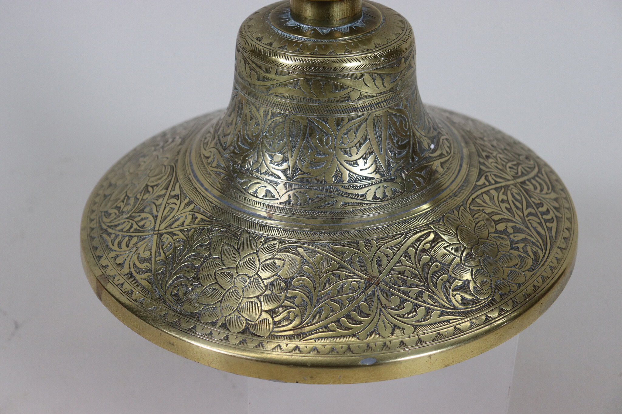 Antique Engraved Brass Hookah Shisha hubble-bubble from india pakistan No:23/L