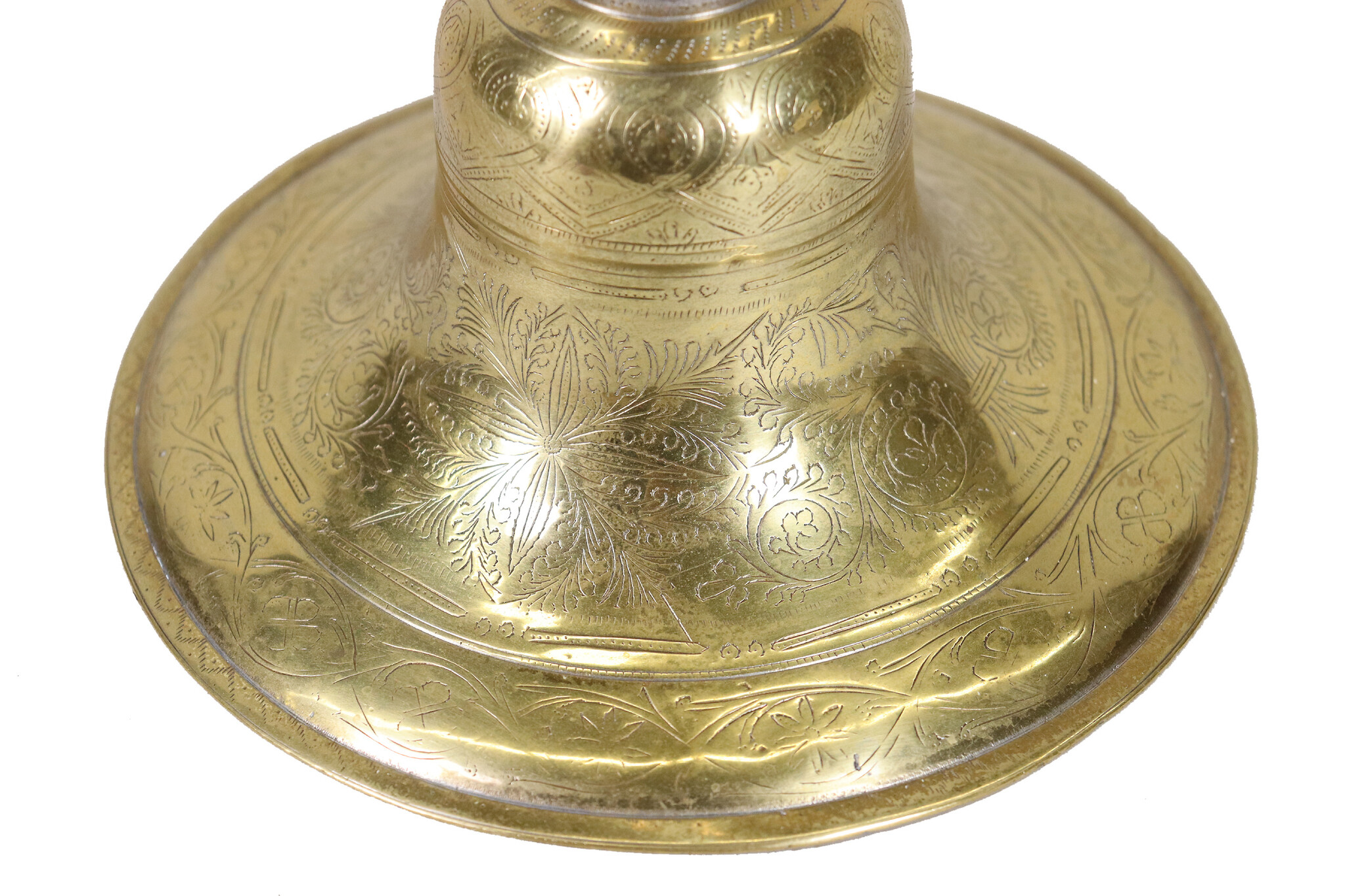 Antique Engraved Brass Hookah Shisha hubble-bubble from india pakistan No:23/M