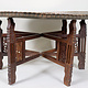 93  cm Ø  Antique ottoman orient Islamic  Hammer Engraved Copper table Tea table side table Tray from Afghanistan  No-HH - HH22A