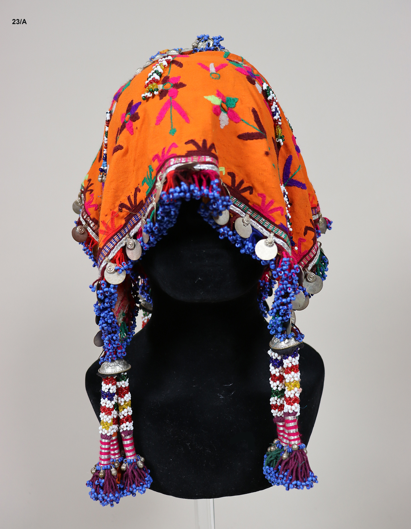 hand embroidered banjara groom wedding headdress Sindh Pakistan. No:23/A