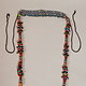 antique handmade vintage glass beads nomadic Afghan Tribal Dancing head jewelry headdress of nomadic woman Afghanistan Pakistan No:23B