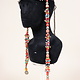 antik Afghan Nomaden orientalische tribal bellydance Kopfschmuck Glas perllen und münzen Afghanistan und Pakistan Nr:23B