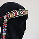 antique handmade vintage glass beads nomadic Afghan Tribal Dancing head jewelry headdress of nomadic woman Afghanistan Pakistan No:23 D