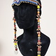 antique handmade vintage glass beads nomadic Afghan Tribal Dancing head jewelry headdress of nomadic woman Afghanistan Pakistan No:23G