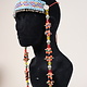 antique handmade vintage glass beads nomadic Afghan Tribal Dancing head jewelry headdress of nomadic woman Afghanistan Pakistan No:23H