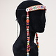 antik Afghan Nomaden orientalische tribal bellydance Kopfschmuck Glas perllen und münzen Afghanistan und Pakistan Nr:23J