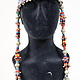 antique handmade vintage glass beads nomadic Afghan Tribal Dancing head jewelry headdress of nomadic woman Afghanistan Pakistan No:23L