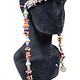 antique handmade vintage glass beads nomadic Afghan Tribal Dancing head jewelry headdress of nomadic woman Afghanistan Pakistan No:23L