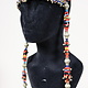 antique handmade vintage glass beads nomadic Afghan Tribal Dancing head jewelry headdress of nomadic woman Afghanistan Pakistan No:23L