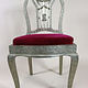 Anglo-Indian silvered side chair 23/B