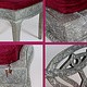 Anglo-Indian silvered side chair 23/A