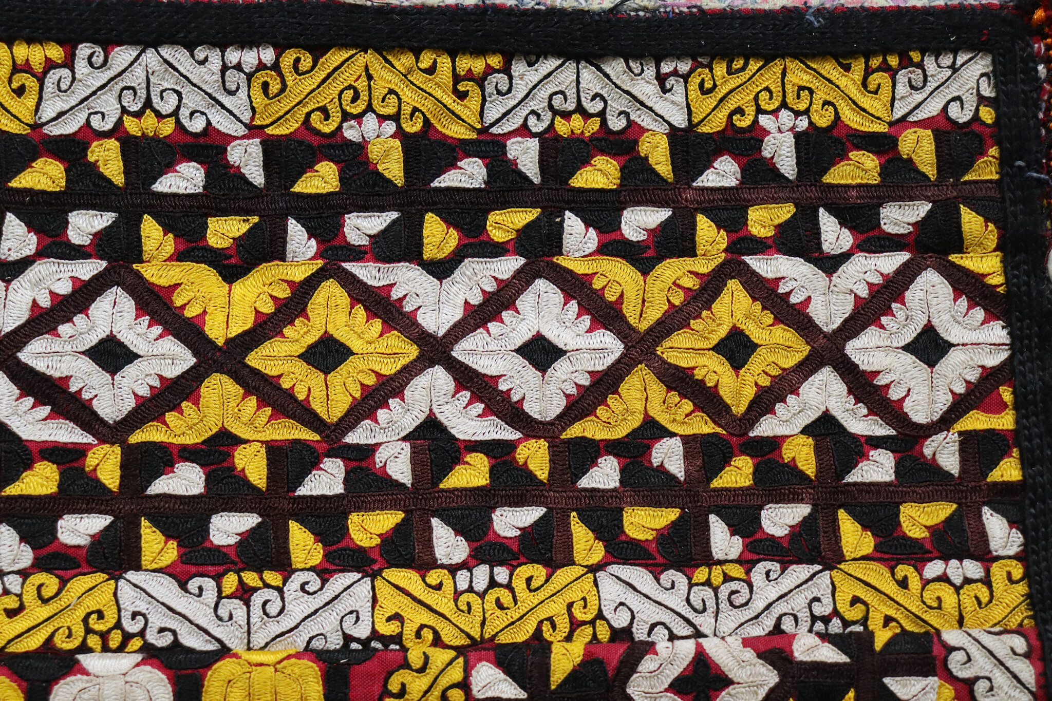 antique silk hand embroidered nomadic Turkmen Uzbek Afghan Ethnic Chapan coat Chirpy Turkmen Tekke Chyrpy Paranja  WL-1
