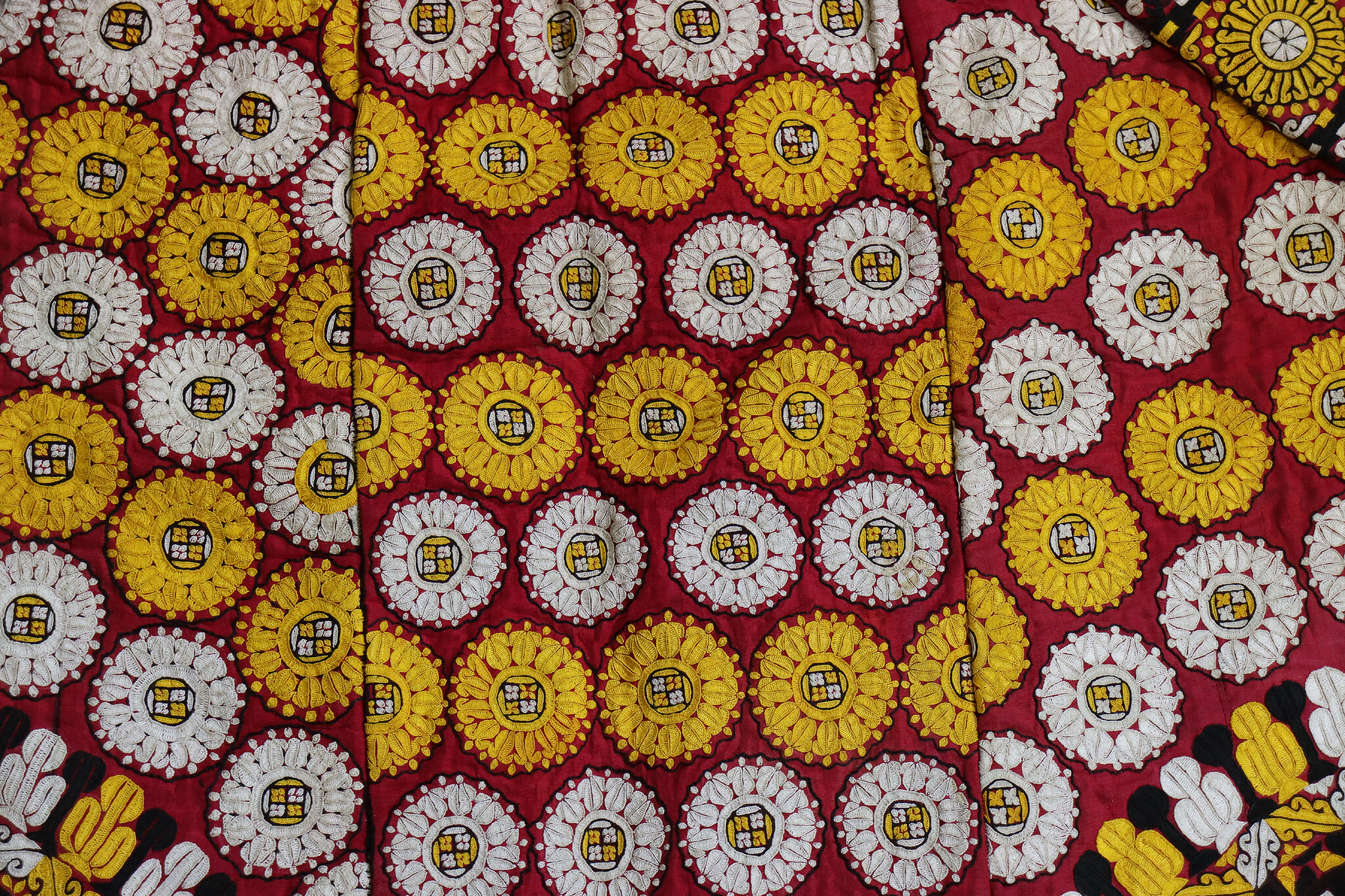 antique silk hand embroidered nomadic Turkmen Uzbek Afghan Ethnic Chapan coat Chirpy Turkmen Tekke Chyrpy Paranja  WL-1