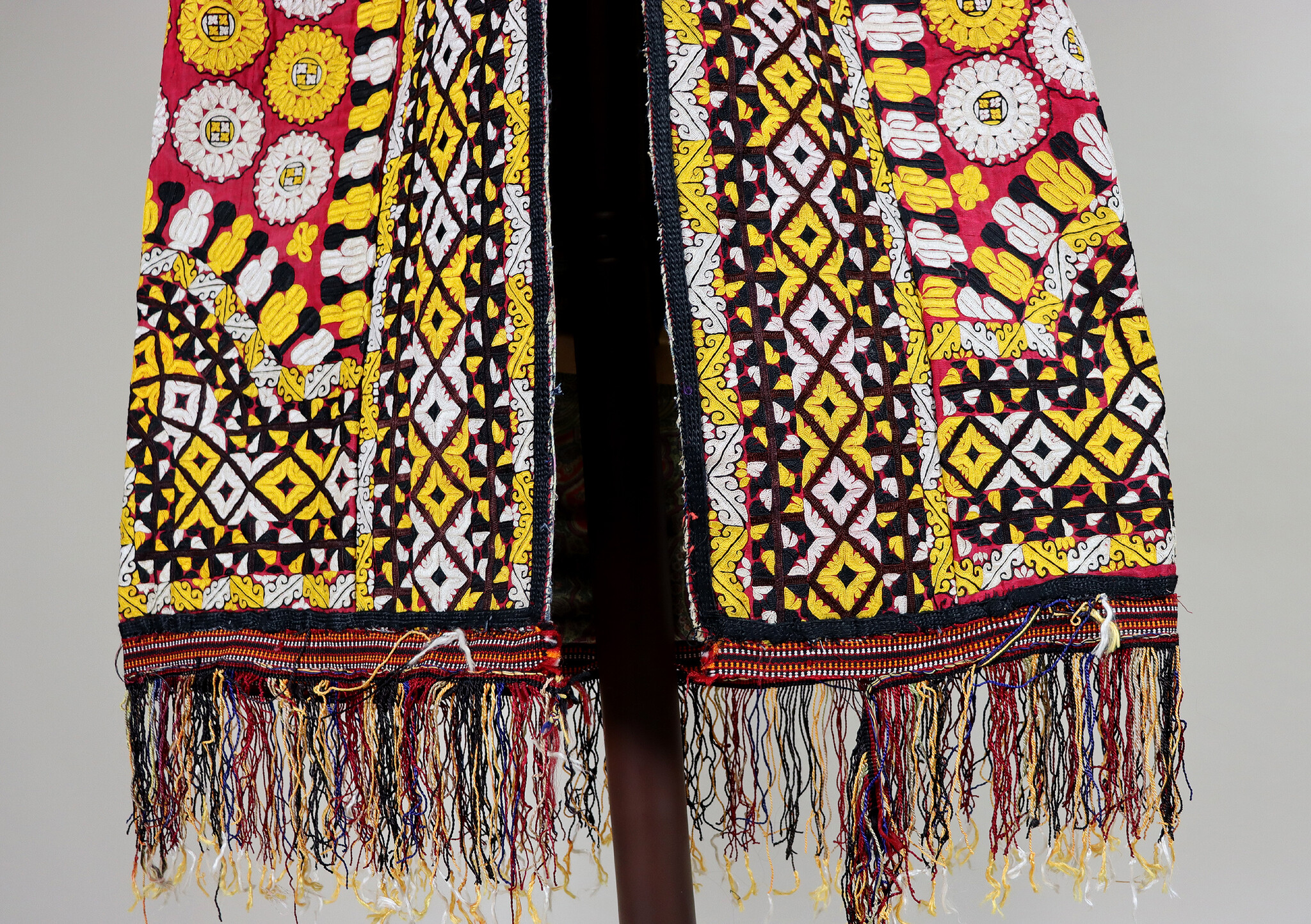 antik Orient Turkmenische Nomaden frauen Chirpy Mantel khalat afghan uzbek kleid afghanistan hand bestickte kostüm Chapan Paranja  Nr.WL1