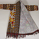antique silk hand embroidered nomadic Turkmen Uzbek Afghan Ethnic Chapan coat Chirpy Turkmen Tekke Chyrpy Paranja  WL-3