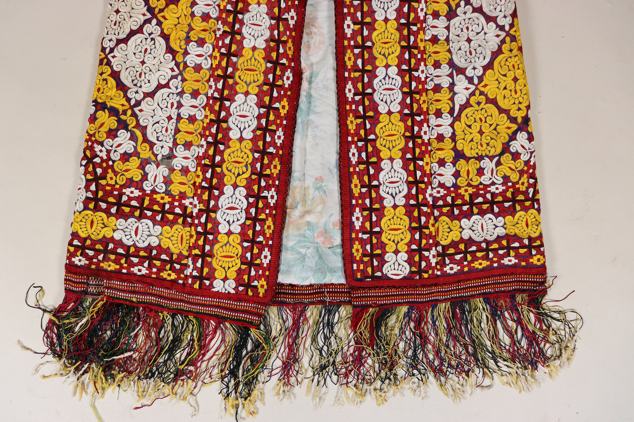 antik Orient Turkmenische Nomaden frauen Chirpy Mantel khalat afghan uzbek kleid afghanistan hand bestickte kostüm Chapan Paranja  Nr.WL4
