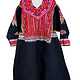 antique original Pakistan Afghanistan nuristan kohistan swat Woman embroidered Dress jumlo No:WL-5