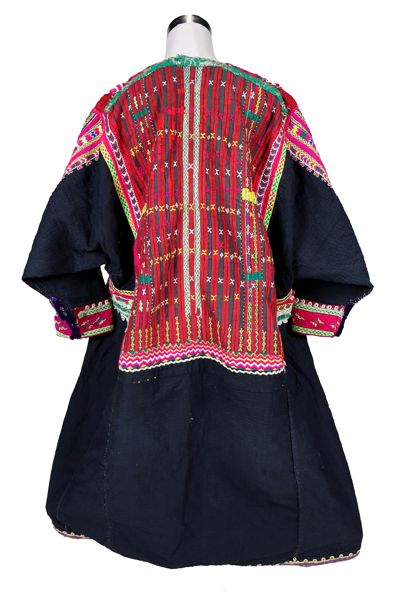 antique original Pakistan Afghanistan nuristan kohistan swat Woman embroidered Dress jumlo No:WL-5