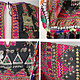 antique original Pakistan Afghanistan nuristan kohistan swat Woman embroidered Dress jumlo No:WL24/B