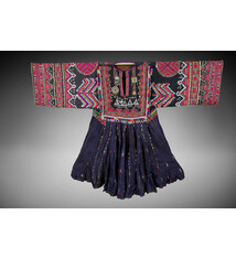 antique original Pakistan Afghanistan nuristan kohistan swat Woman embroidered Dress jumlo No:WL24/B