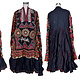 antique original Pakistan Afghanistan nuristan kohistan swat Woman embroidered Dress jumlo No:WL24/A