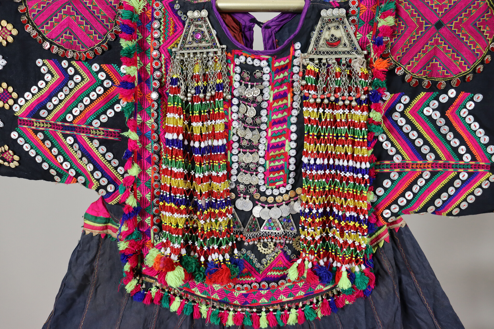 antik Frauen Hochzeit Kleid  aus Afghanistan Nuristan kohistan Jumlo Nr-WL24/C