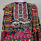 antique original Pakistan Afghanistan nuristan kohistan swat Woman embroidered Dress jumlo No:WL24/C