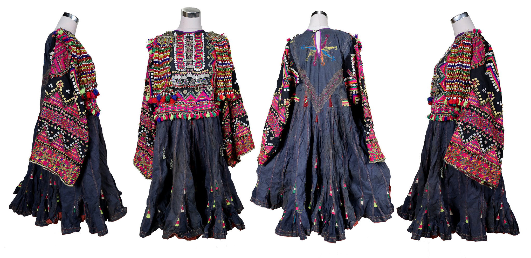 antik Frauen Hochzeit Kleid  aus Afghanistan Nuristan kohistan Jumlo Nr-WL24/C