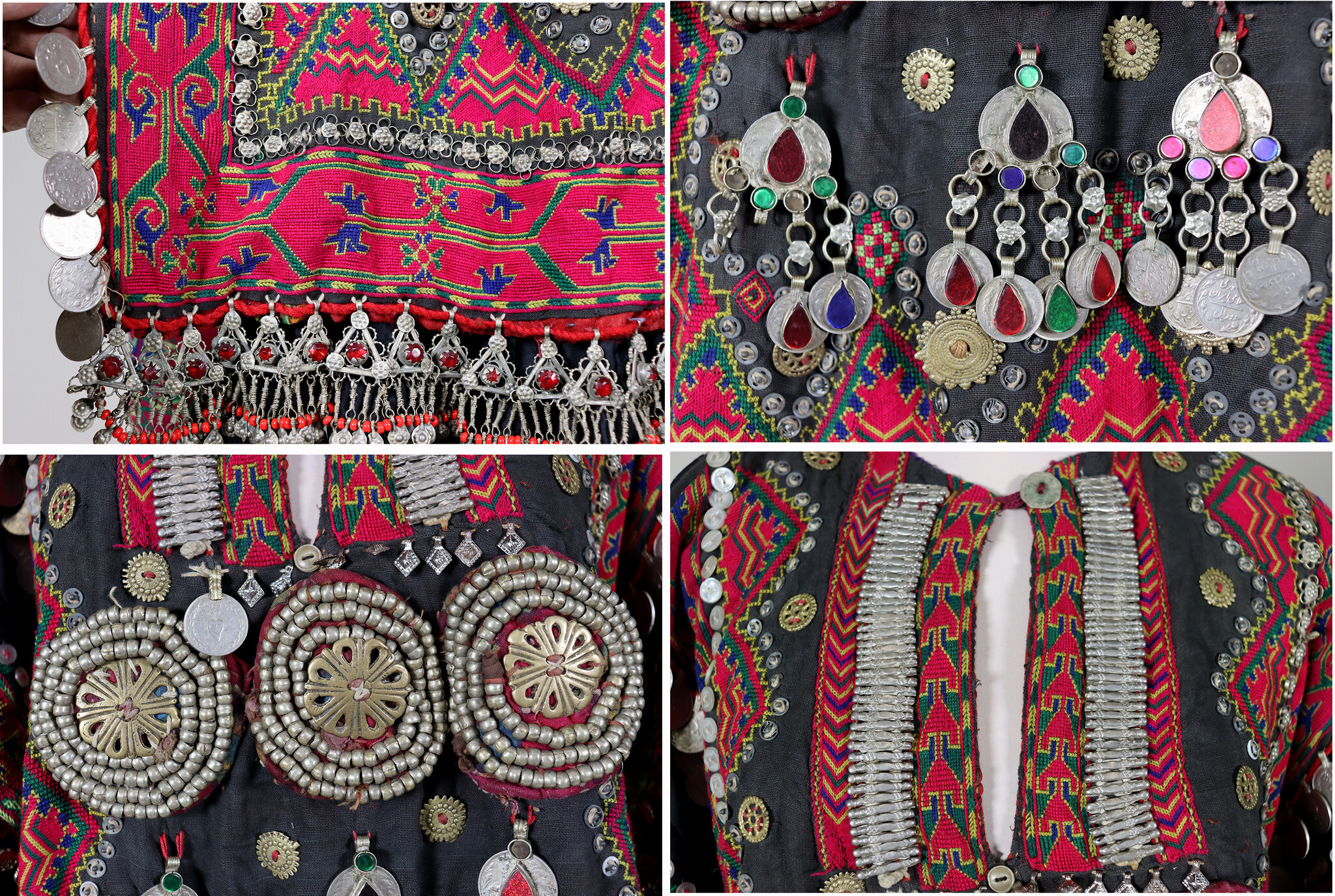 antique original Pakistan Afghanistan nuristan kohistan swat Woman embroidered Dress jumlo No:WL24/D