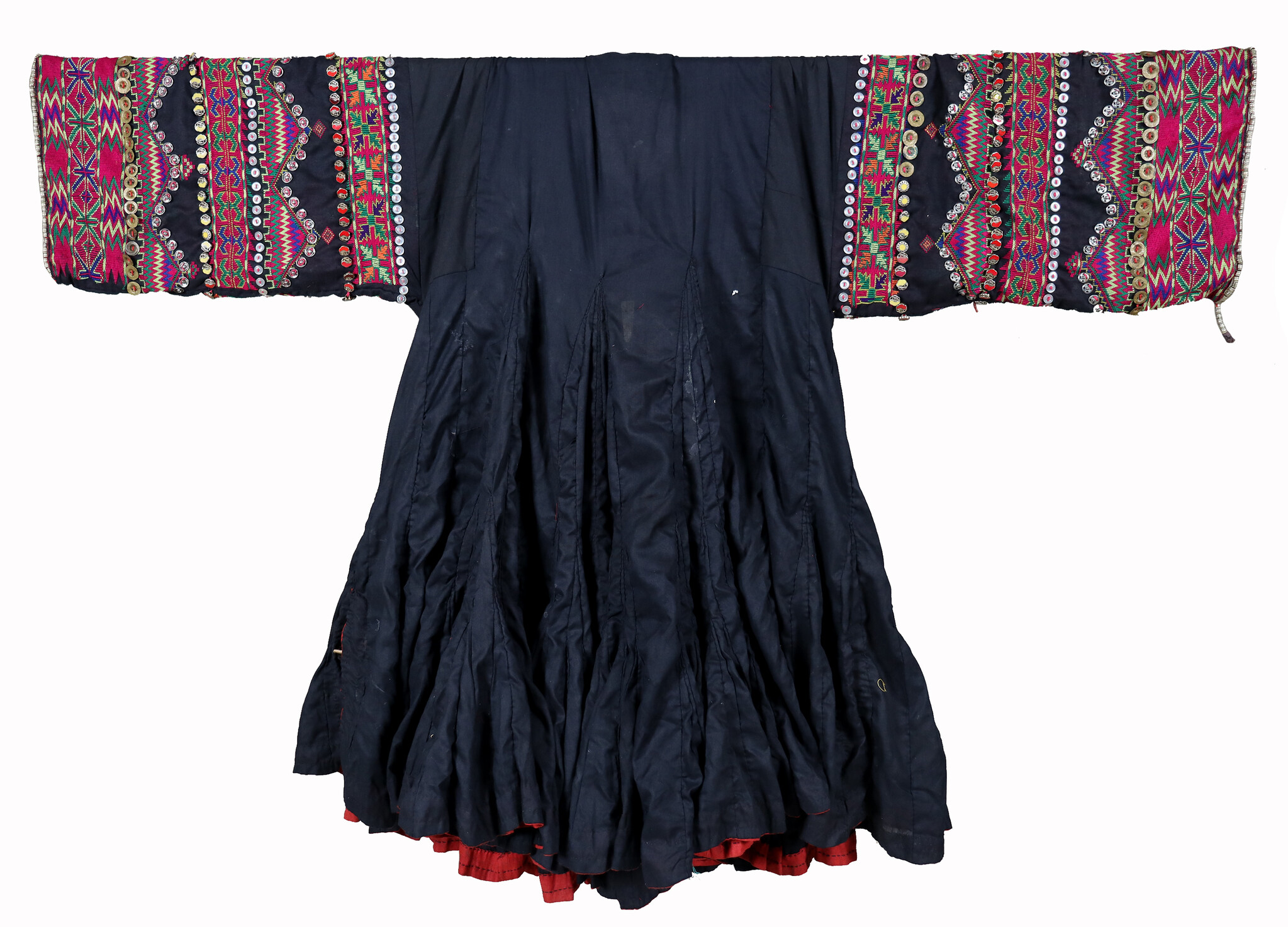 antique original Pakistan Afghanistan nuristan kohistan swat Woman embroidered Dress jumlo No:WL24/D