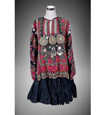 antique original Pakistan Afghanistan nuristan kohistan swat Woman embroidered Dress jumlo No:WL24/D