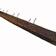 142 cm antique  Coat and hat Rack with 6 wrought iron hooks  Nuristan Afghanistan  No:1