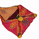 Antik islamische Korantasche seide handbestikt zusani koran quran Tasche Brottasche (Bokche) Mitgift Taschen aus Sindh Pakistan 23A