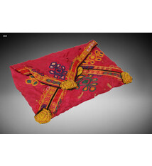 Antique Islamic Vintage tribal silk embroidery Quran Quranbag koranbag Embroidered Bag, Dowry bag Southwest Pakistan sindh Pouch Bokche 23A