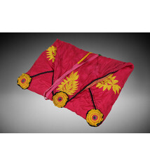 Antik islamische Korantasche seide handbestikt zusani koran quran Tasche Brottasche (Bokche) Mitgift Taschen aus Sindh Pakistan23C