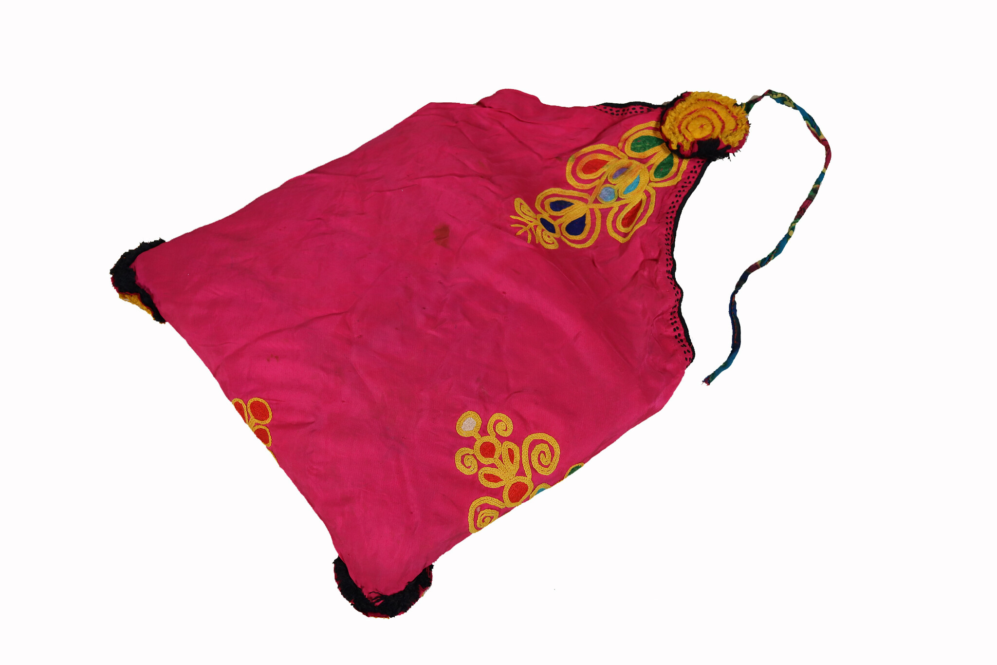 Antique Islamic Vintage tribal silk embroidery Quran Quranbag koranbag Embroidered Bag, Dowry bag Southwest Pakistan sindh Pouch Bokche 23D