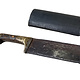 Antique Original Afghan Khyber Waziri knife dagger pesh kabz , karud, choora, pesh kabz 19th to 20th century, T shaped blade, No: MS234/71