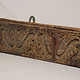 150 cm antique  Coat and hat Rack with 4 wrought iron hooks  Nuristan Afghanistan  No:3