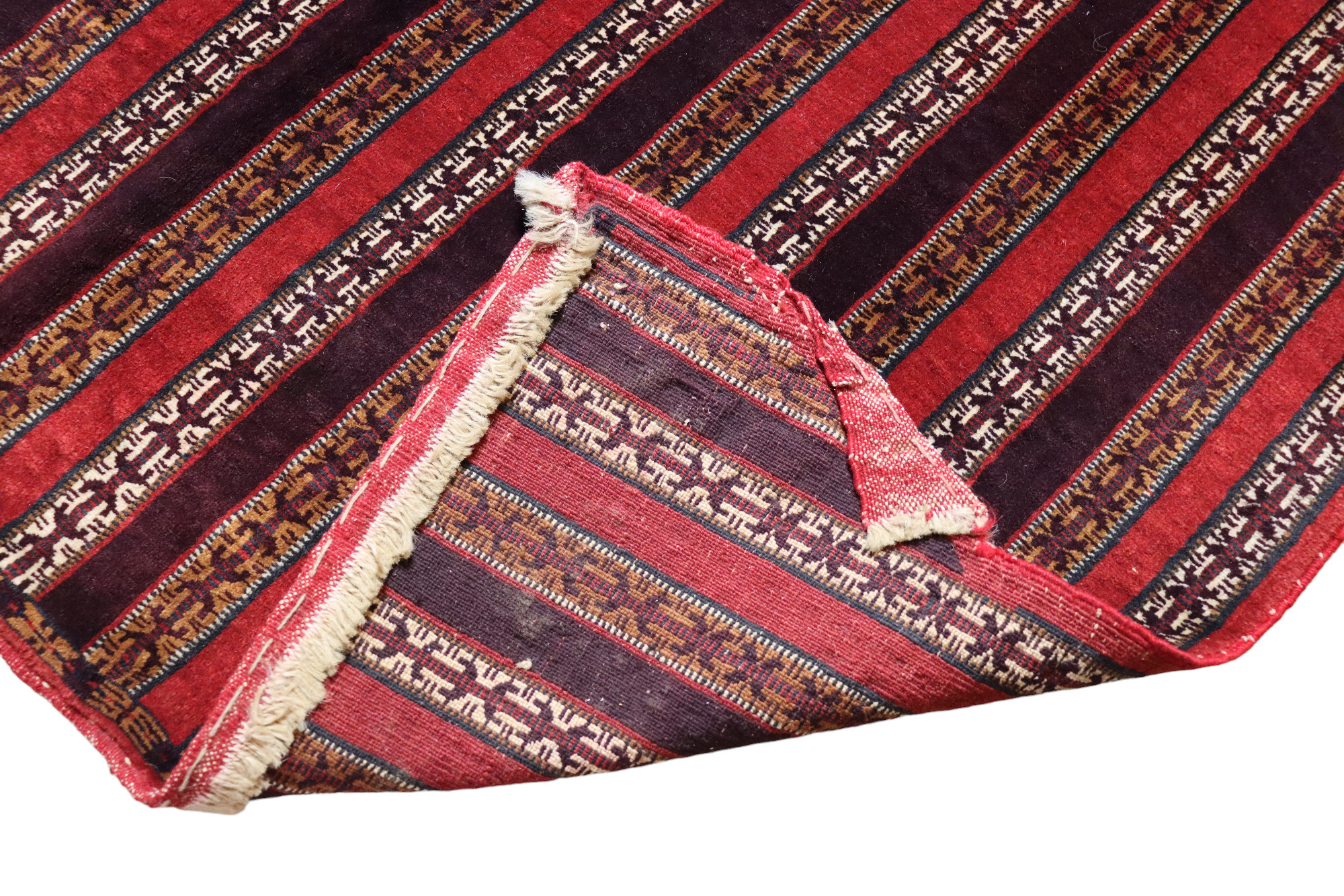 antique Turkmen carpet HORSE BLANKET,   24/B