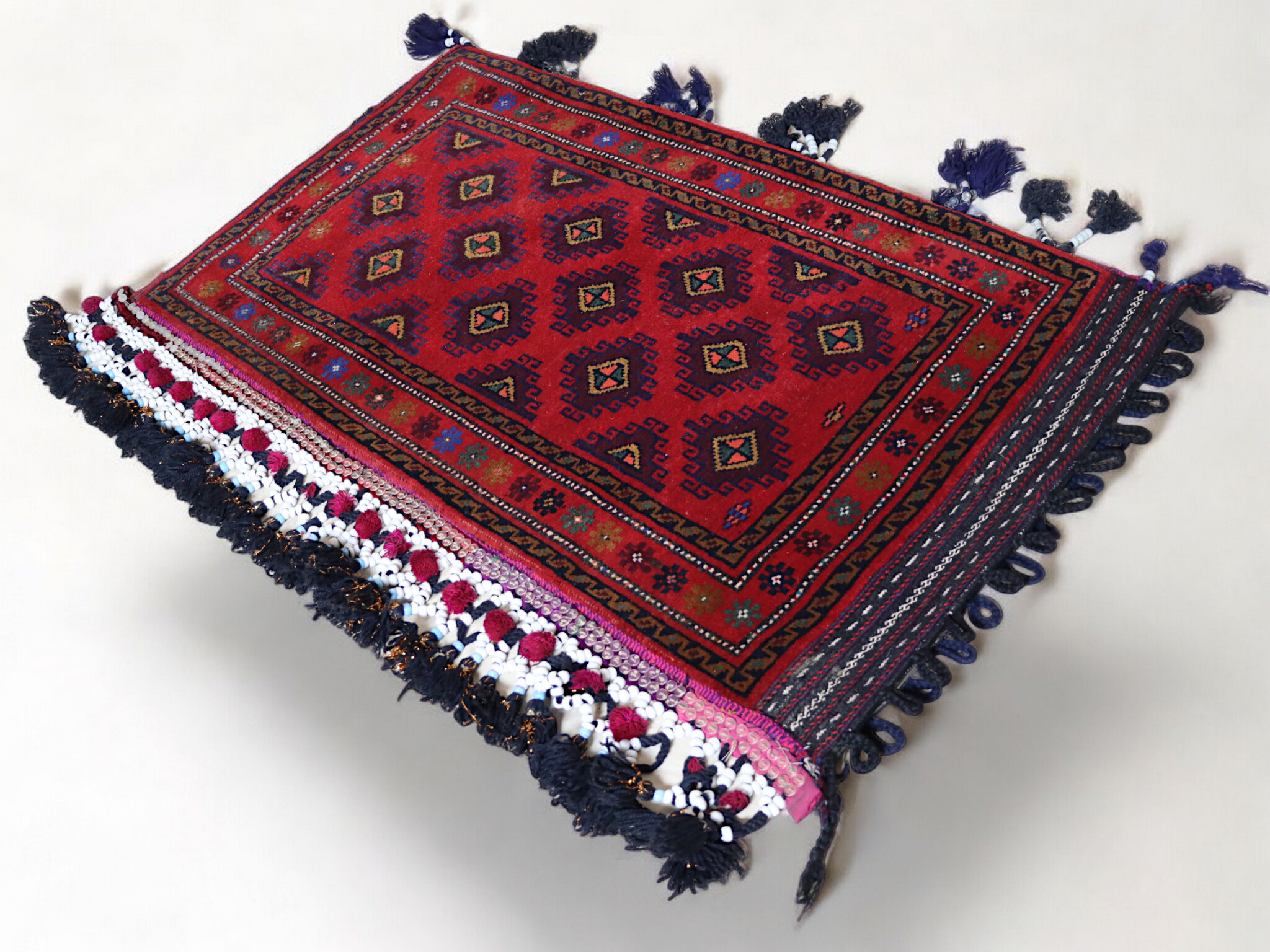 orient Afghan Beloch nomad rug seat floor cushion Bohemian pillow 1001 night  No:24/2