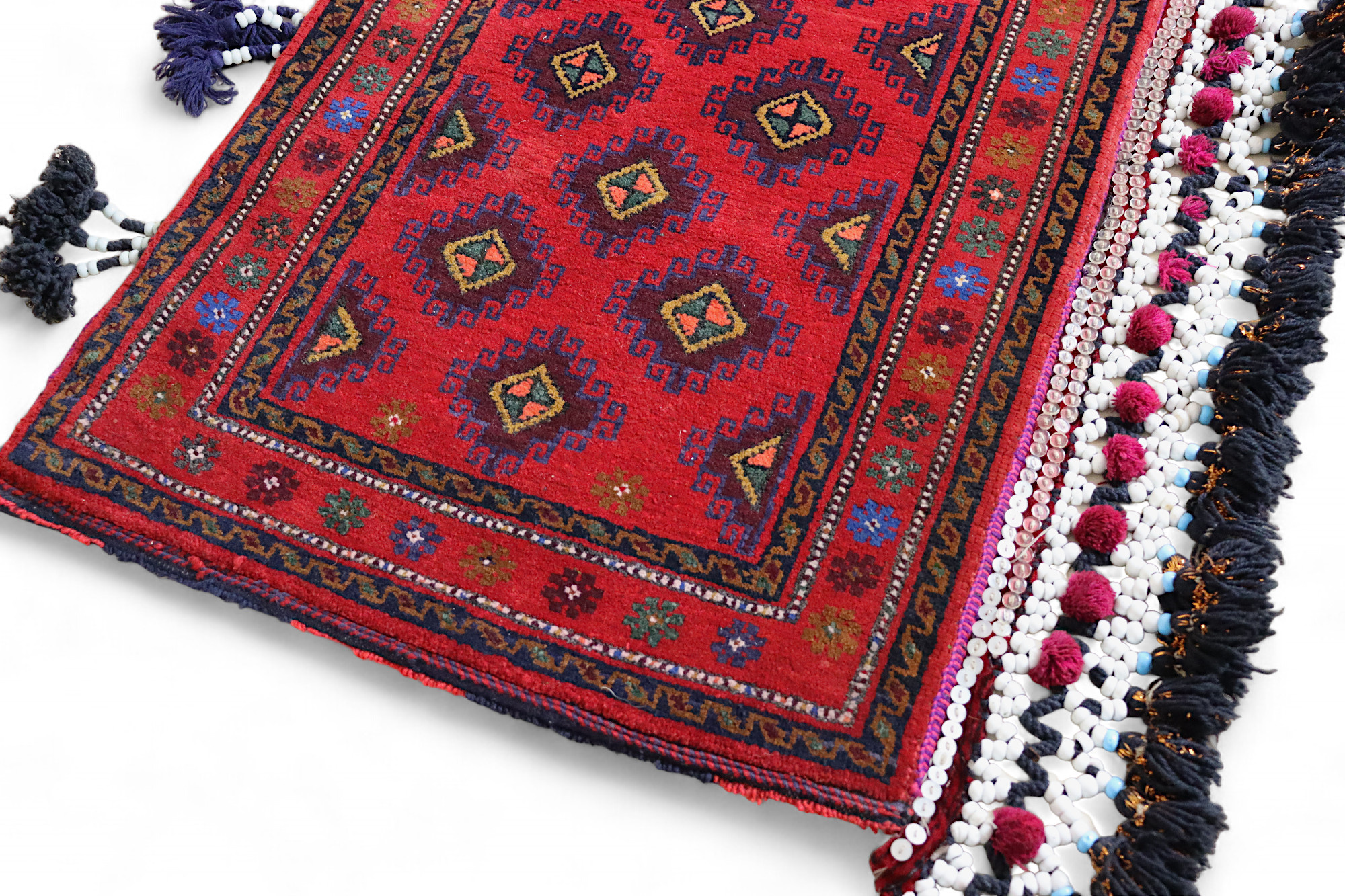 orient Afghan Beloch nomad rug seat floor cushion Bohemian pillow 1001 night  No:24/2