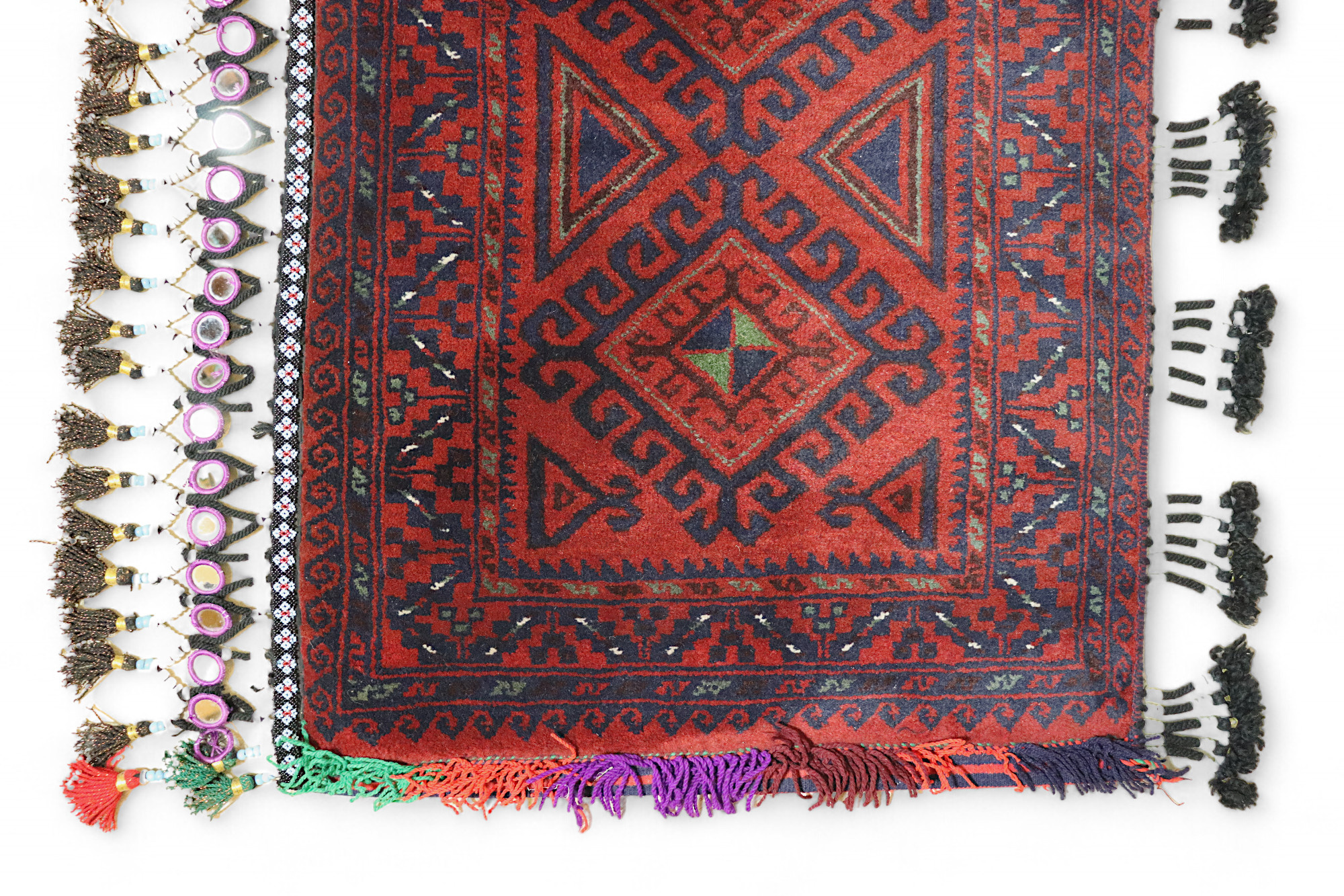 orient Afghan Beloch nomad rug seat floor cushion Bohemian pillow 1001 night  No:24/5